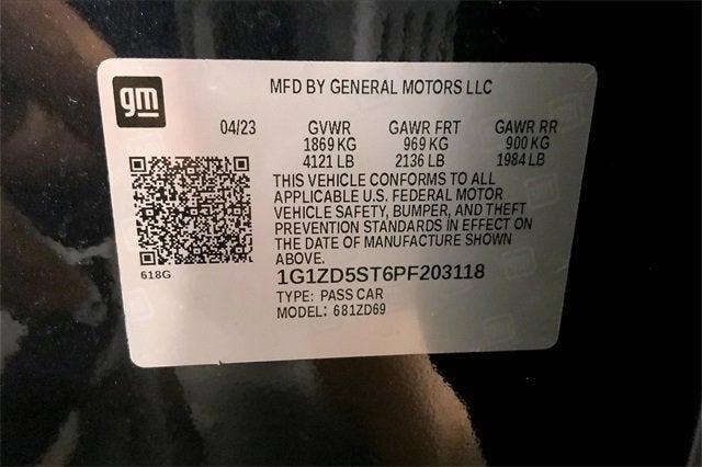 Photo of 2023 Dark Ash Metallic Chevrolet Malibu