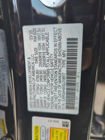 Photo of 2025 Crystal Black Pearl Honda CR-V