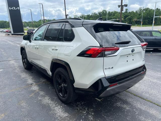 Photo of 2021 Blizzard Pearl / Midnight Black Metallic Toyota RAV4 Hybrid