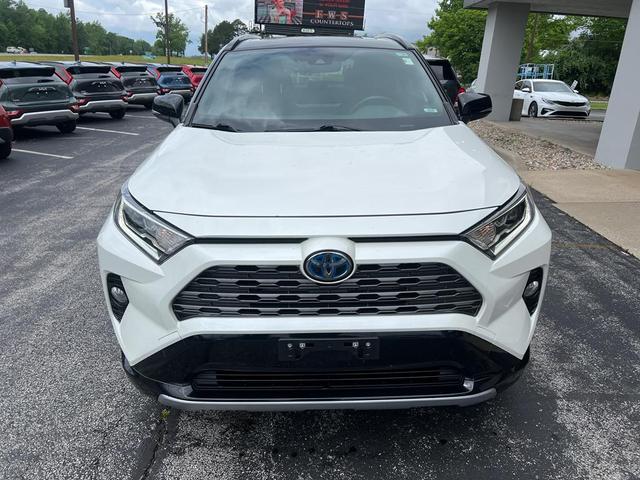 Photo of 2021 Blizzard Pearl / Midnight Black Metallic Toyota RAV4 Hybrid