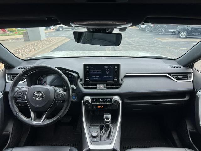 Photo of 2021 Blizzard Pearl / Midnight Black Metallic Toyota RAV4 Hybrid