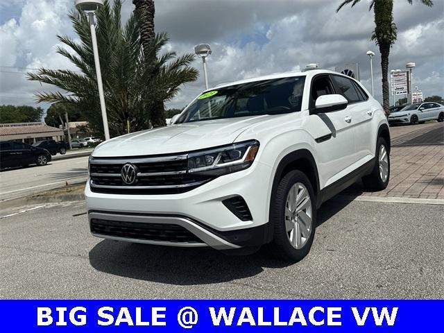 Photo of 2023 Pure White Volkswagen Atlas Cross Sport