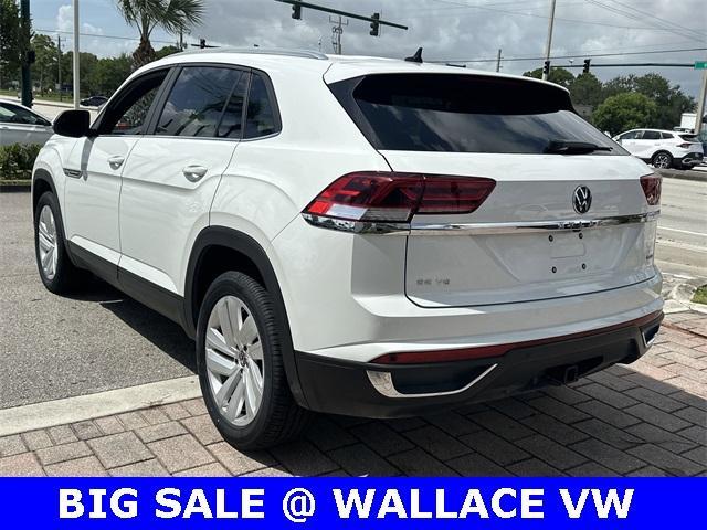 Photo of 2023 Pure White Volkswagen Atlas Cross Sport