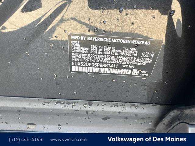 Photo of 2023 BLK/Black BMW X3