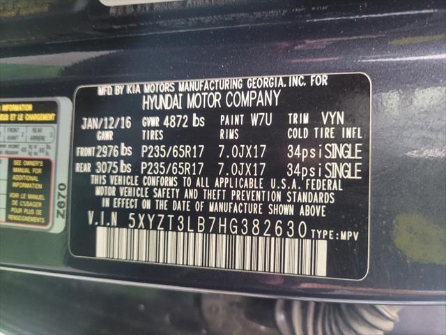 Photo of 2017 Blue Hyundai Santa Fe Sport