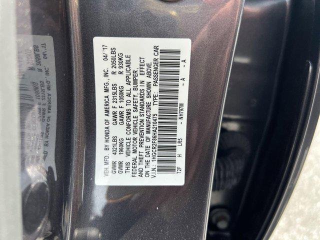 Photo of 2017 Gray Honda Accord