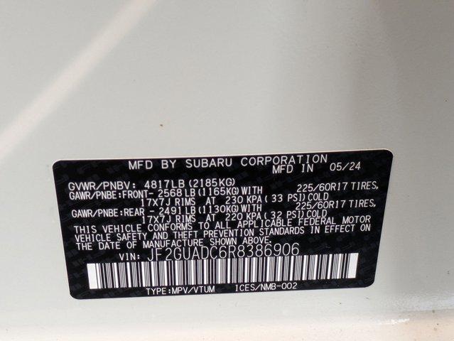 Photo of 2024 Crystal White Pearl Subaru Crosstrek