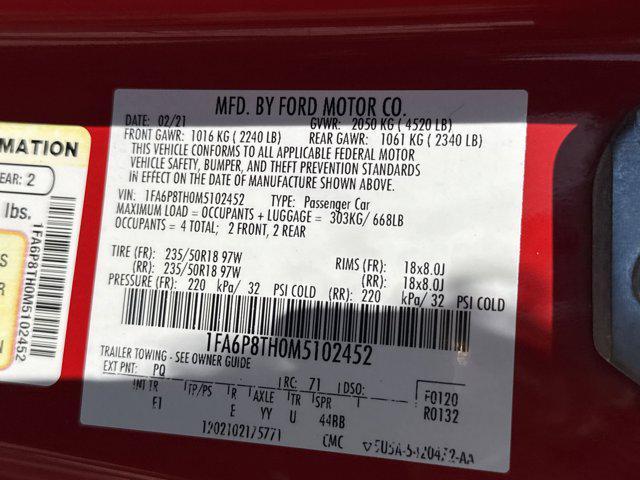 Photo of 2021 Red Ford Mustang