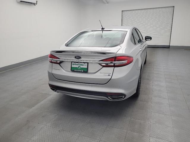 Photo of 2017 Ruby Red Metallic Tinted Clearcoat Ford Fusion