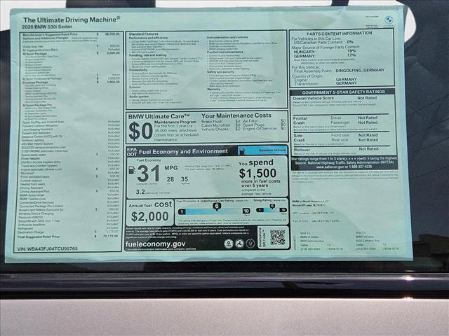 Photo of 2026 Oxide Grey Metallic BMW 530
