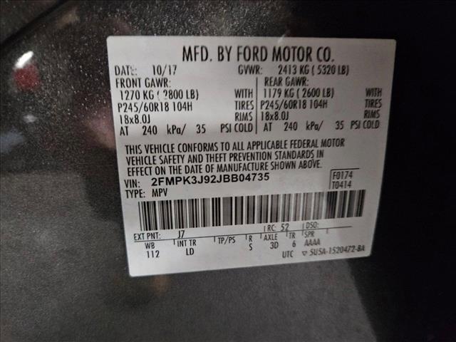 Photo of 2018 Magnetic Metallic Ford Edge