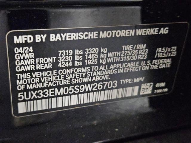 Photo of 2025 Carbon Black Metallic BMW X7