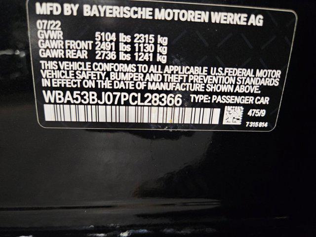 Photo of 2023 Black Sapphire Metallic BMW 540