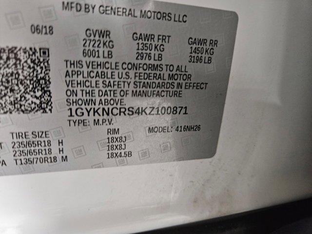 Photo of 2019 Crystal White Tricoat Cadillac XT5