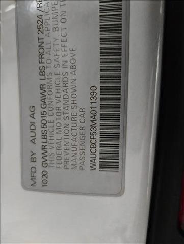 Photo of 2021 Glacier White Metallic Audi A5 Sportback