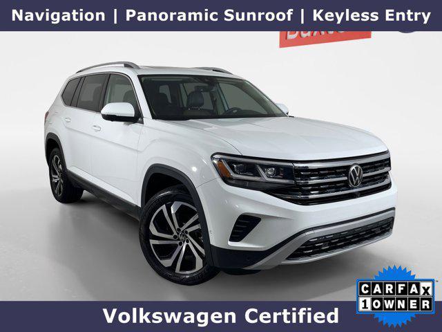 Photo of 2021 Pure White Volkswagen Atlas