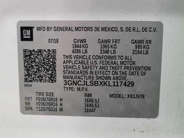 Photo of 2019 Summit White Chevrolet Trax