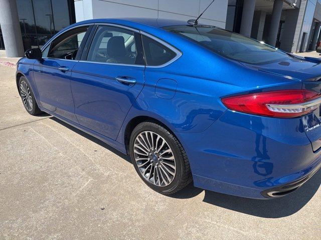 Photo of 2017 Lightning Blue Ford Fusion