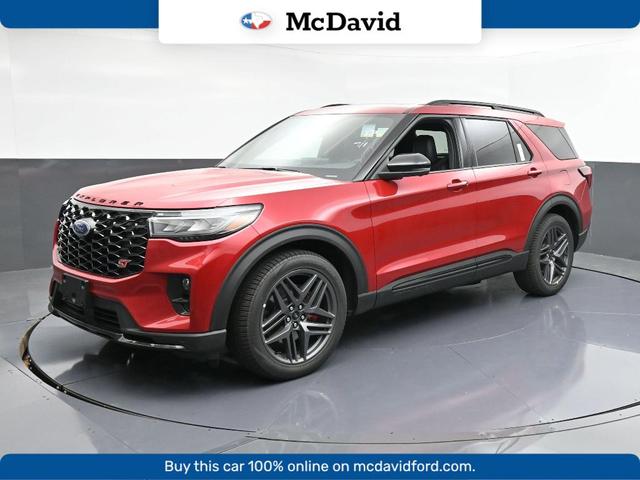 Photo of 2025 Rapid Red Metallic Tinted Clearcoat Ford Explorer