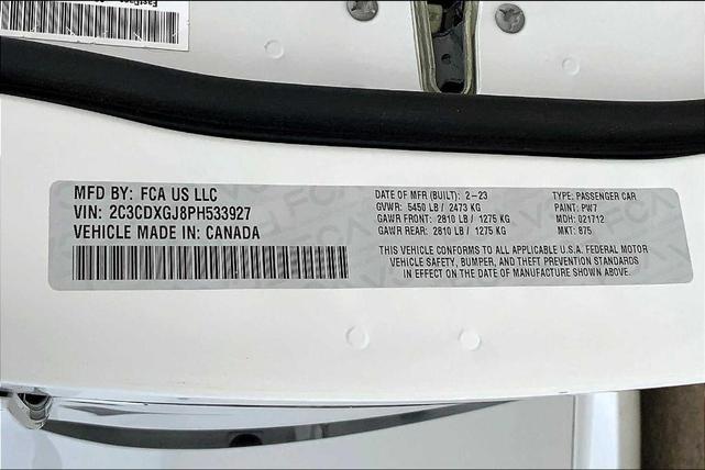 Photo of 2023 White Knuckle Clearcoat Dodge Charger