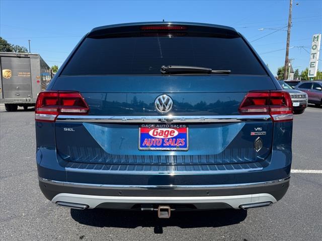 Photo of 2018 Tourmaline Blue Metallic Volkswagen Atlas