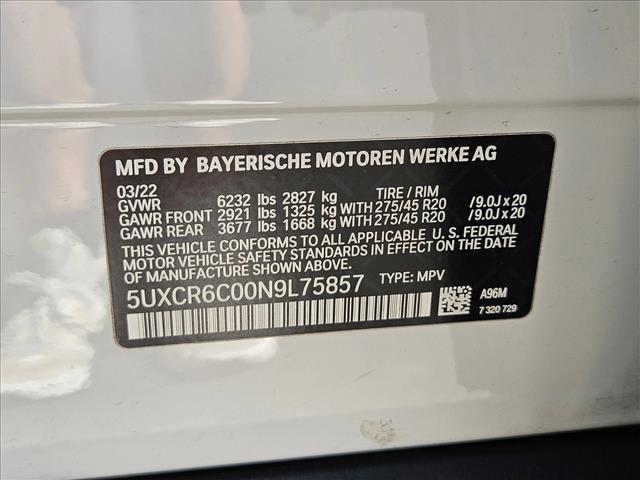 Photo of 2022 Mineral White Metallic BMW X5