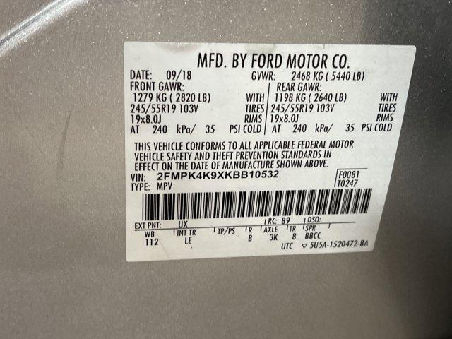 Photo of 2019 Ingot Silver Metallic Ford Edge