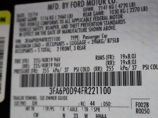 Photo of 2015 Tuxedo Black Ford Fusion