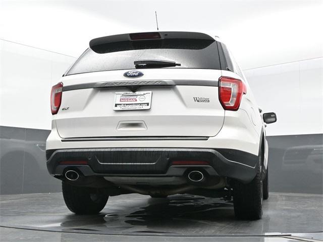 Photo of 2018 White Platinum Clearcoat Metallic Ford Explorer