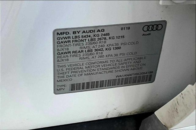 Photo of 2019 Ibis White Audi Q5