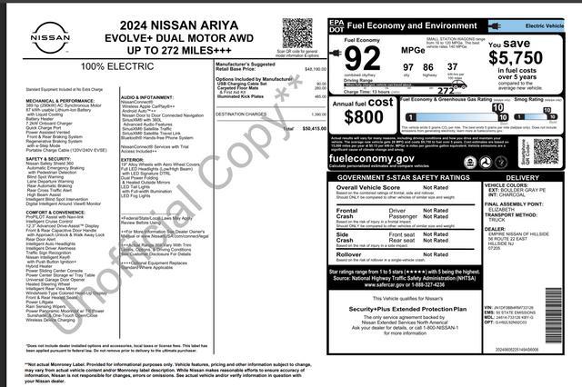 Photo of 2024 Boulder Gray Pearl Nissan ARIYA