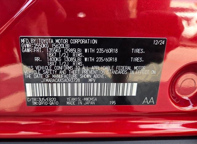 Photo of 2025 Supersonic Red Toyota bZ4X