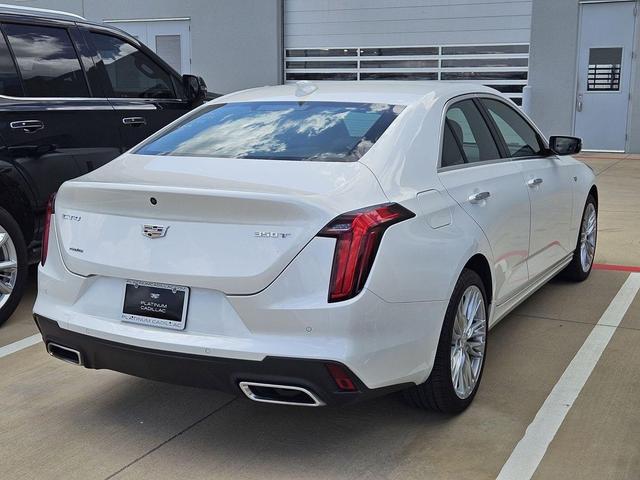 Photo of 2024 Crystal White Tricoat Cadillac CT4