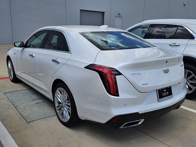 Photo of 2024 Crystal White Tricoat Cadillac CT4