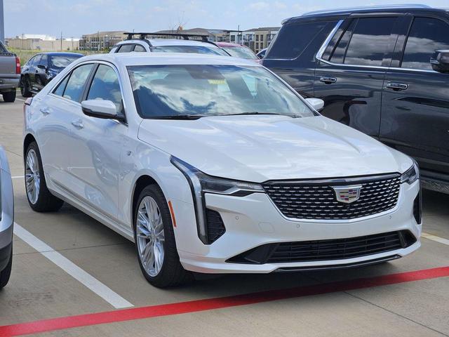 Photo of 2024 Crystal White Tricoat Cadillac CT4