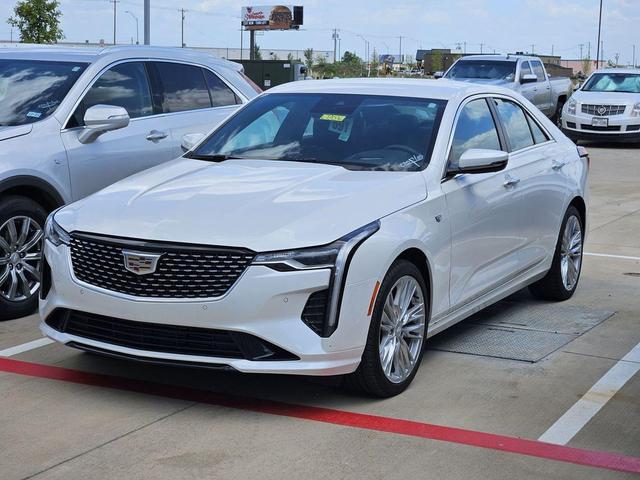 Photo of 2024 Crystal White Tricoat Cadillac CT4