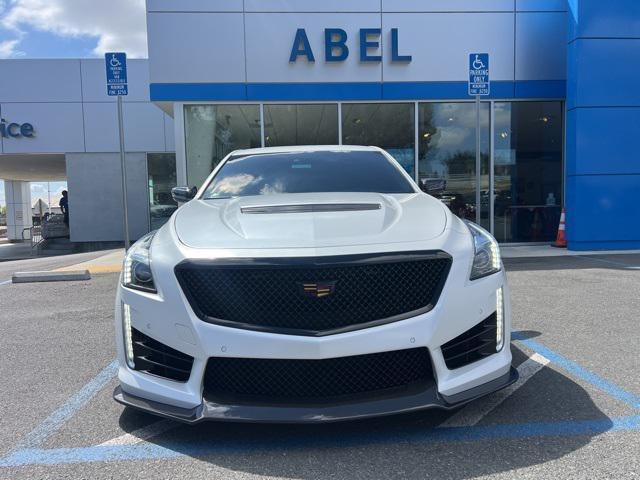 Photo of 2016 Crystal White Frost Cadillac CTS-V