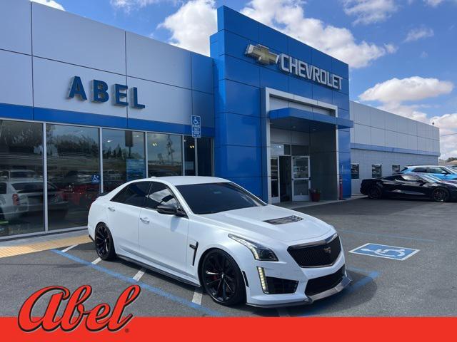 Photo of 2016 Crystal White Frost Cadillac CTS-V
