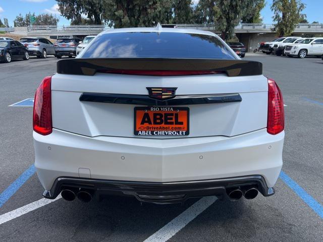 Photo of 2016 Crystal White Frost Cadillac CTS-V
