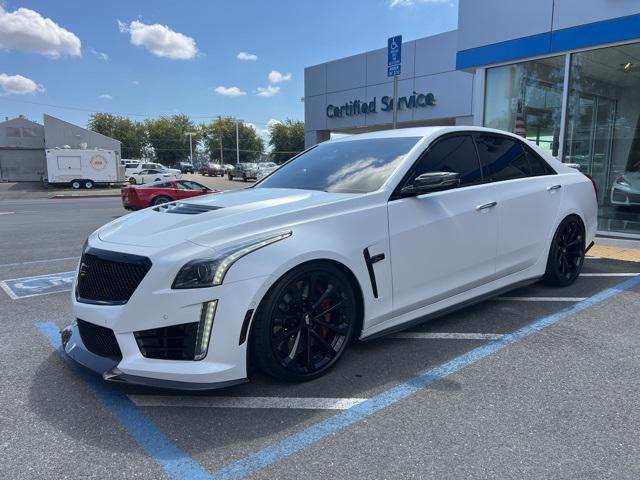 Photo of 2016 Crystal White Frost Cadillac CTS-V