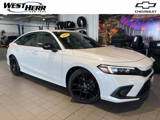 Photo of 2022 Platinum White Honda Civic