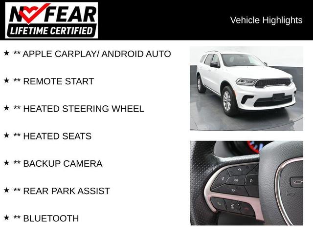 Photo of 2024 White Knuckle Clearcoat Dodge Durango