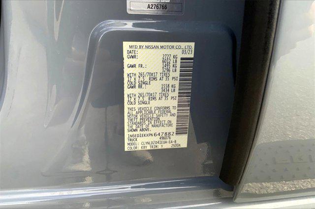 Photo of 2023 Boulder Gray Pearl Nissan Frontier