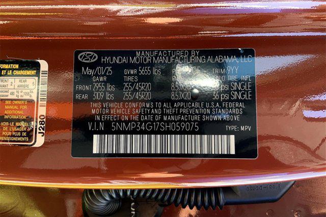 Photo of 2025 Terracotta Orange Hyundai SANTA FE