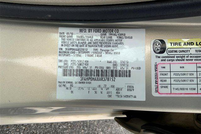 Photo of 2010 Smokestone Metallic Ford Fusion