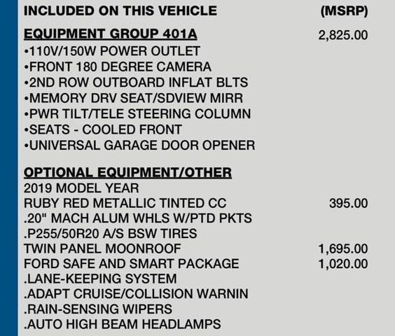 Photo of 2019 Ruby Red Ford Explorer
