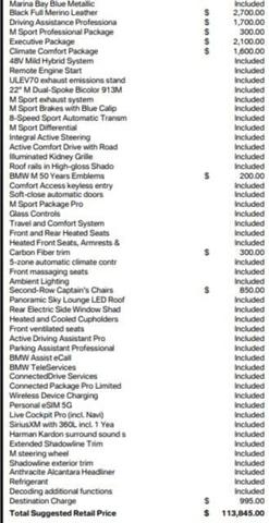 Photo of 2023 Bay Blue BMW X7