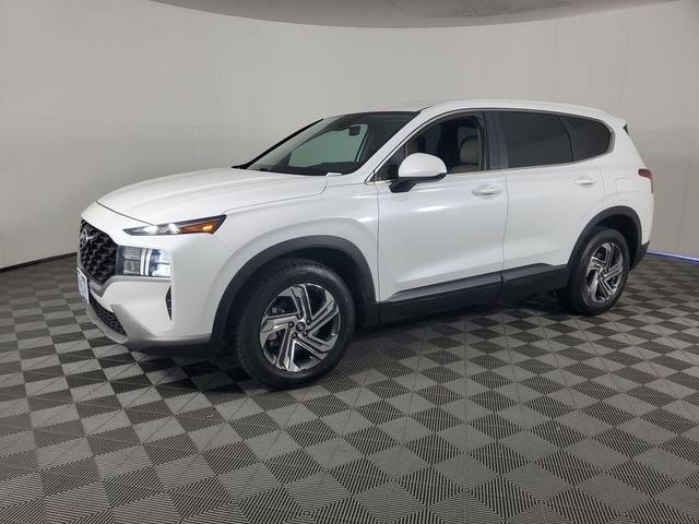 Photo of 2021 Quartz White Hyundai SANTA FE