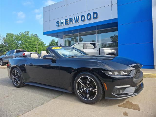 Photo of 2024 Shadow Black Ford Mustang