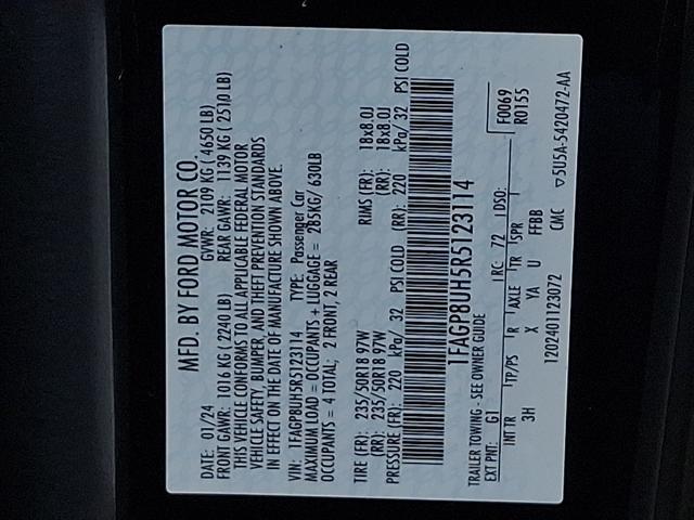 Photo of 2024 Shadow Black Ford Mustang